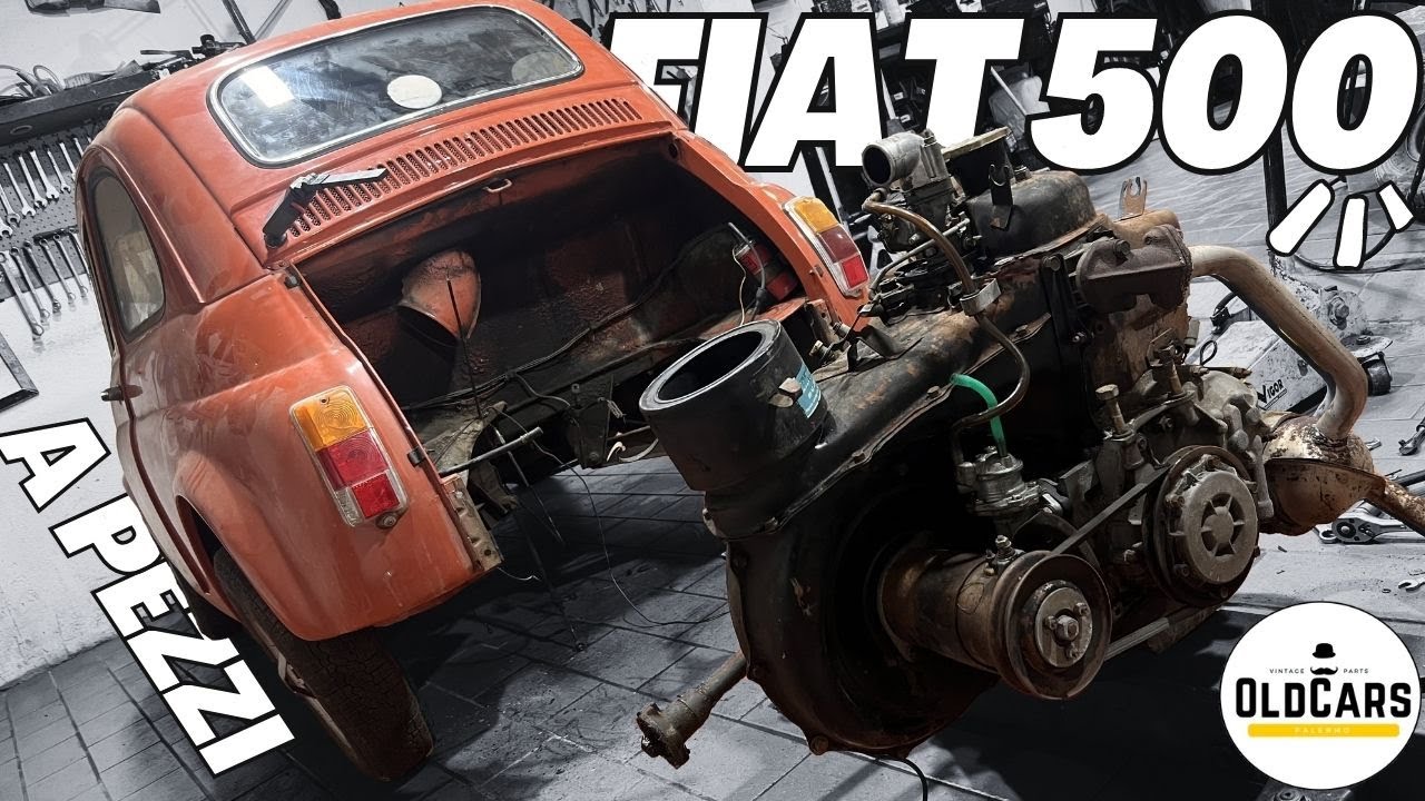 Fiat 500 d'Epoca Fatta a Pezzi!