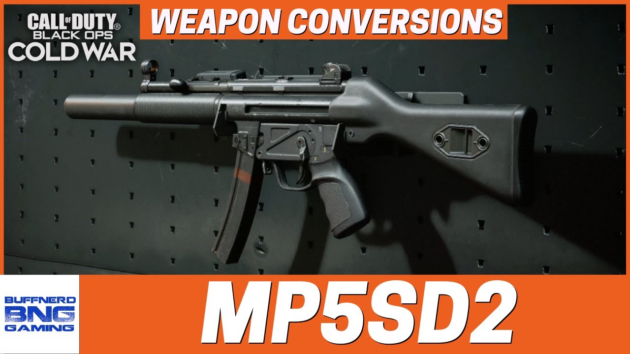 MP5SD2 Weapon Conversions - Call Of Duty Black Ops Cold War