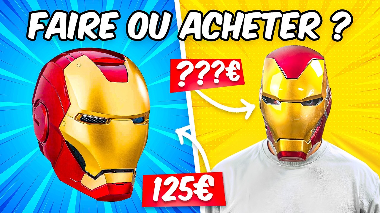 Comment fabriquer un casque d’IRON MAN en Impression 3D🔥