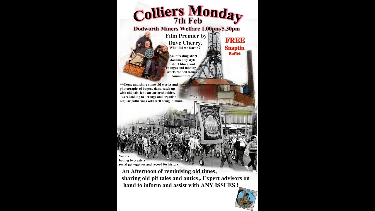Dodworth Miners WMC 'Colliers Monday'