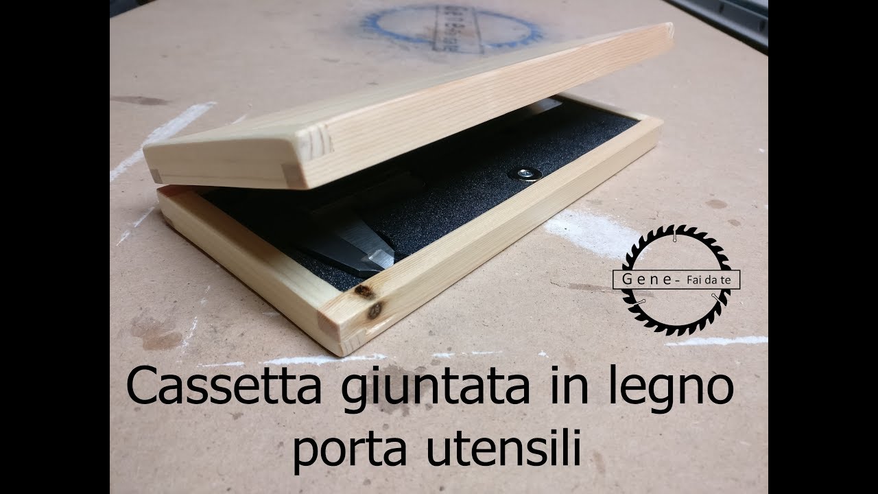 Cassettina in legno porta utensili (Diy)