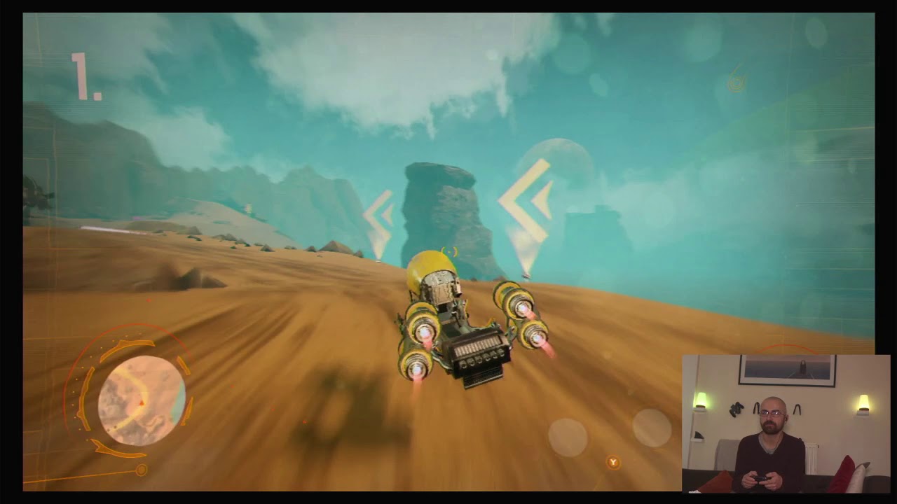 Overlanders (Nintendo Switch) MINI REVIEW/THOUGHTS/GAMEPLAY star wars pod racer style game