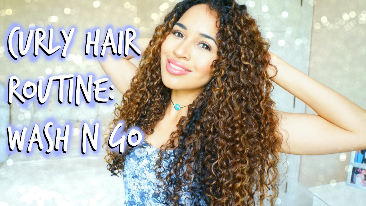 My Curly Hair Routine - Wash N Go! Lana Summer