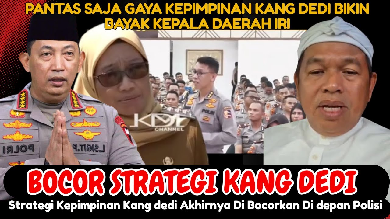 BOCOR STRATEGI KANG DEDI PINPIN JAWA BARAT‼️ BU SHERLY DAN KANG DEDI SEHATI DAN SATU VISA YANG SAMA