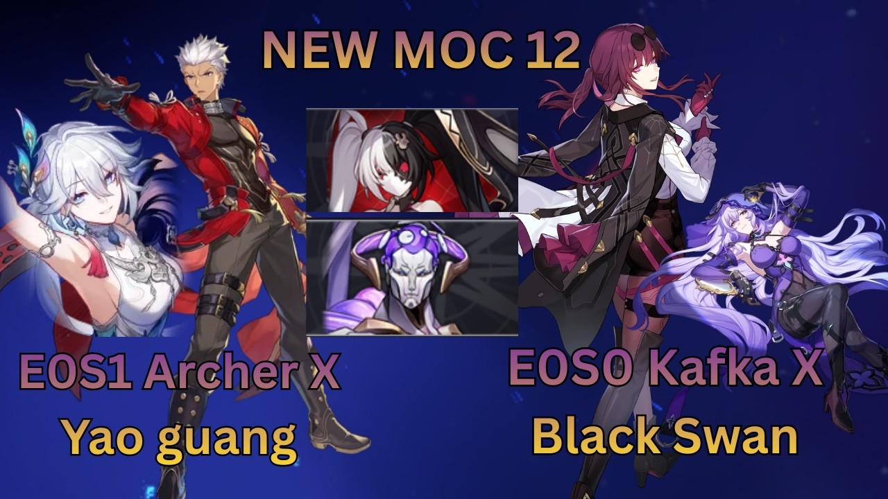 NEW MOC clear E0S1 Archer | E0S0 Kafka | Honkai Star Rail |