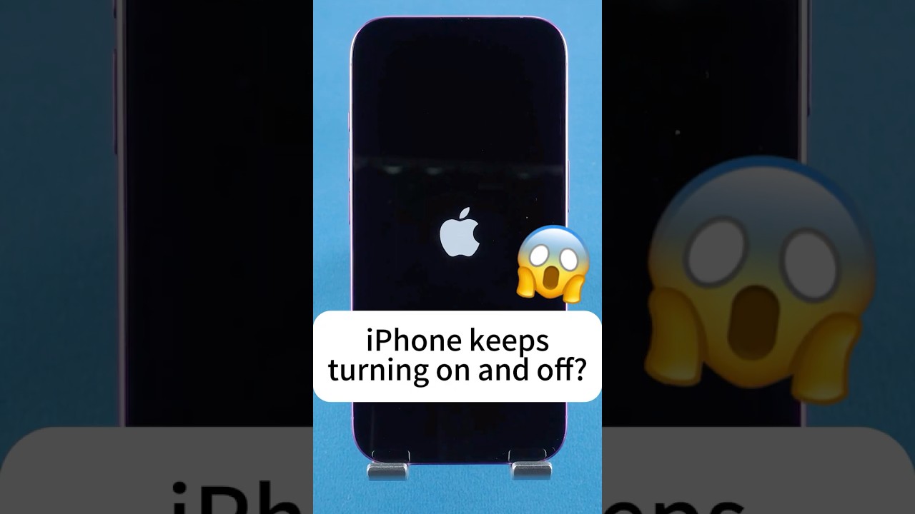 😲iPhone Keeps Turning on and off? Fix No Data Loss!#fyp