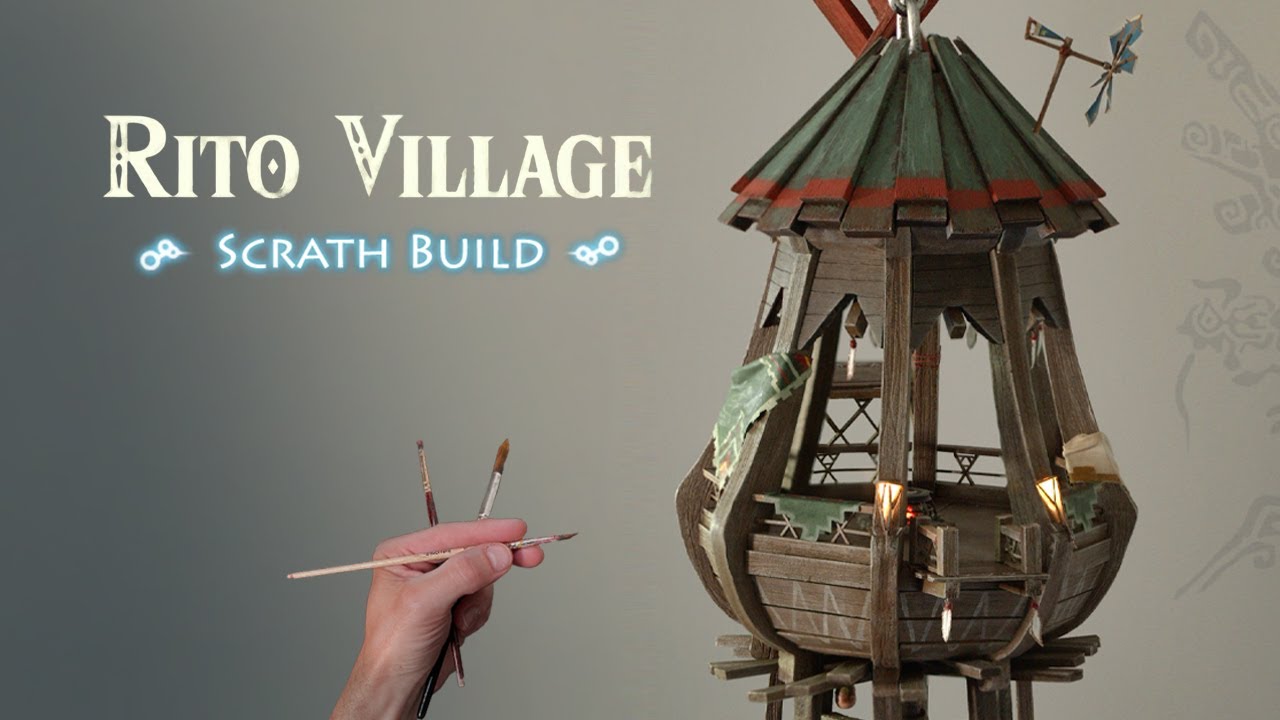 I Built Zelda’s Rito Village in Miniature