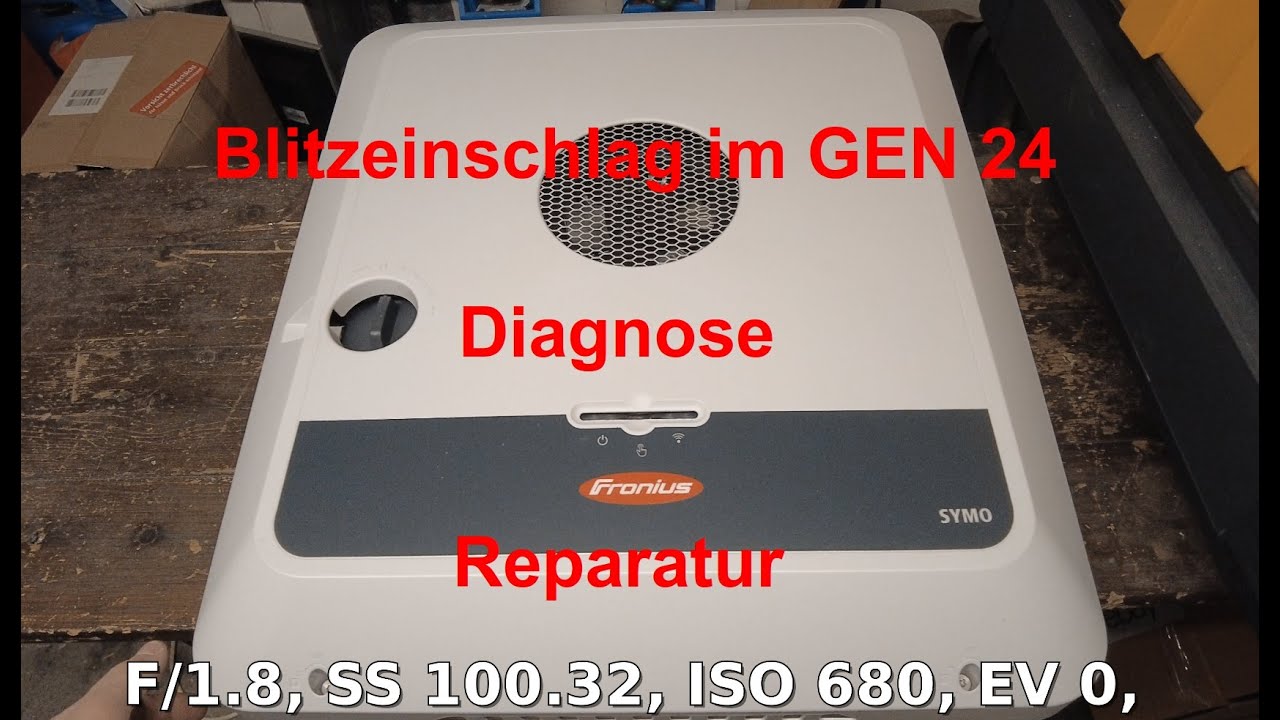 Reparatur eines Fronius GEN 24 mit Überspannungsschaden #1 Diagnose und Übersicht