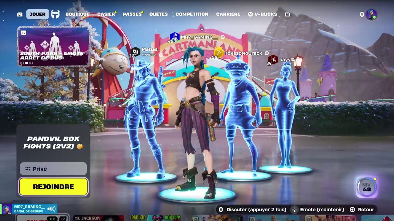 LIVE Fortnite avec Florian Noah et Adam