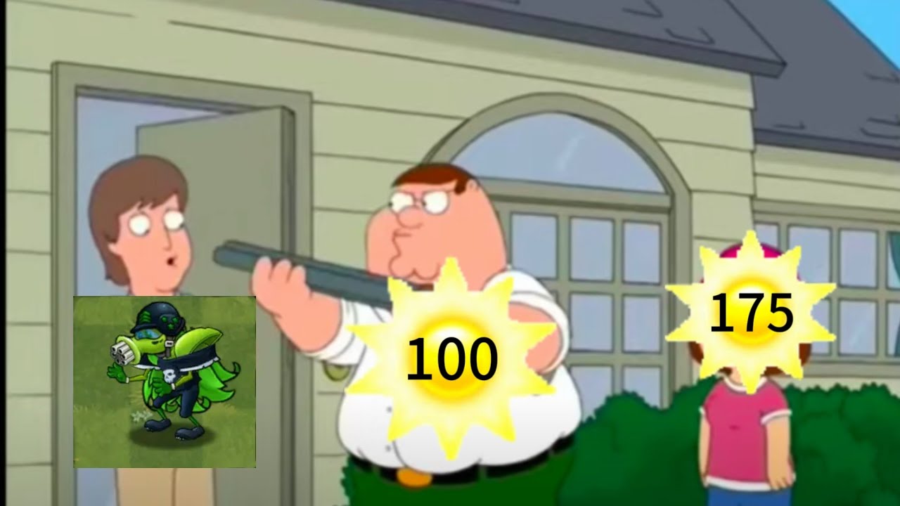 100 Sun counters Pea Commando Football in Pvz Fusion