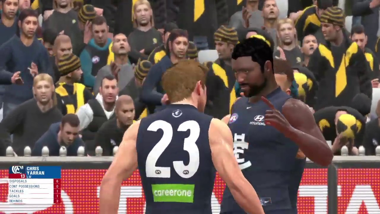 AFL Best Moments Recreated in AFL Evolution