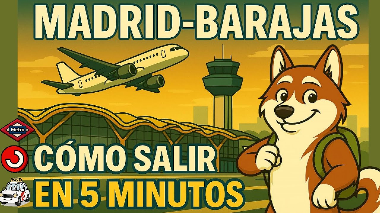 ✈️ Cómo salir del aeropuerto de Madrid Barajas | Todas las opciones para llegar al centro