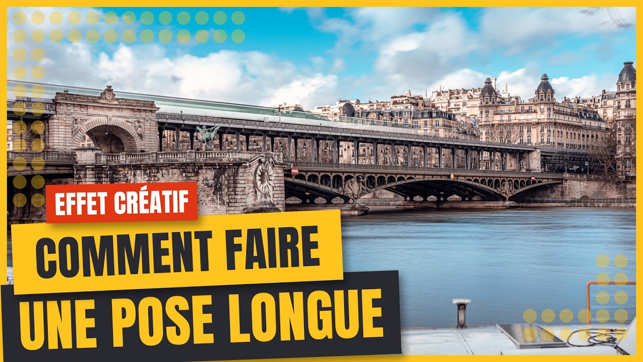 Comment faire une pose longue en photo ?