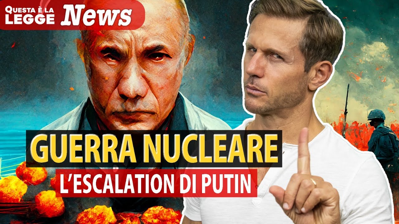 Rischio NUCLEARE: le tre mosse pericolose di PUTIN | Avv. Angelo Greco