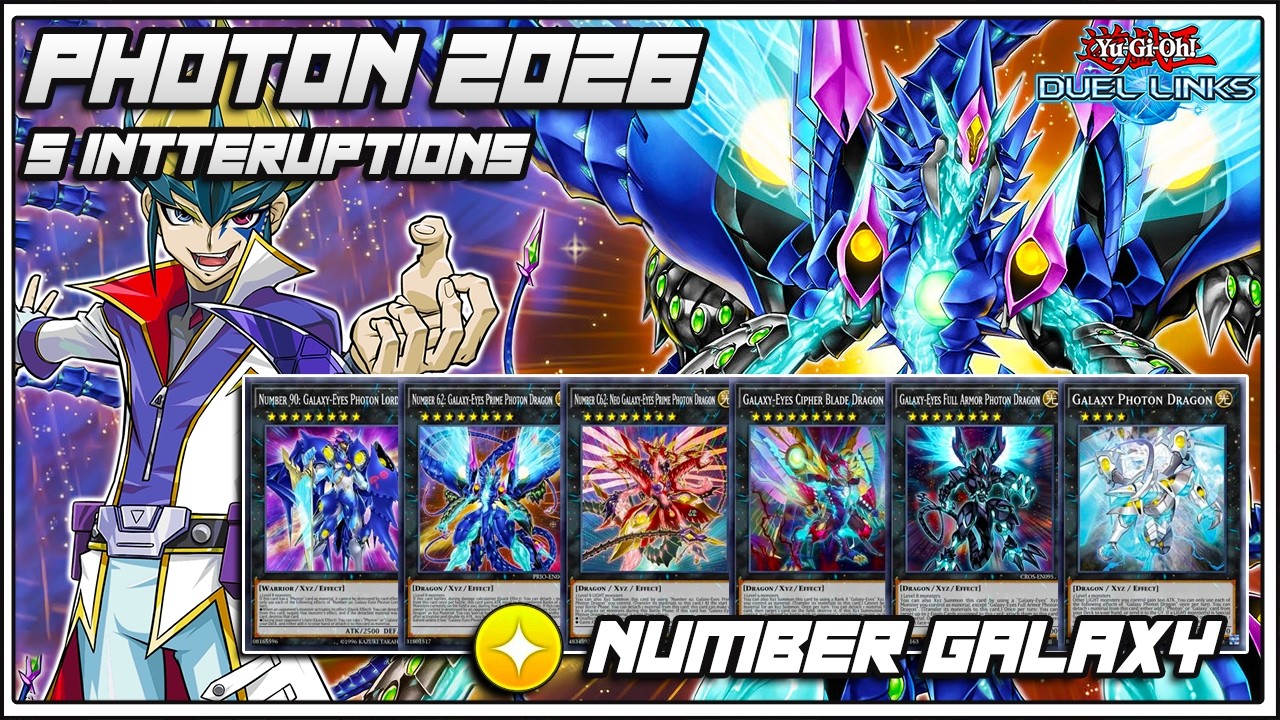5 INTERRUPTIONS (3 NEGATES)?! Galaxy Photon 2026 Is CRAZY! [Yu-Gi-Oh! Duel Links]