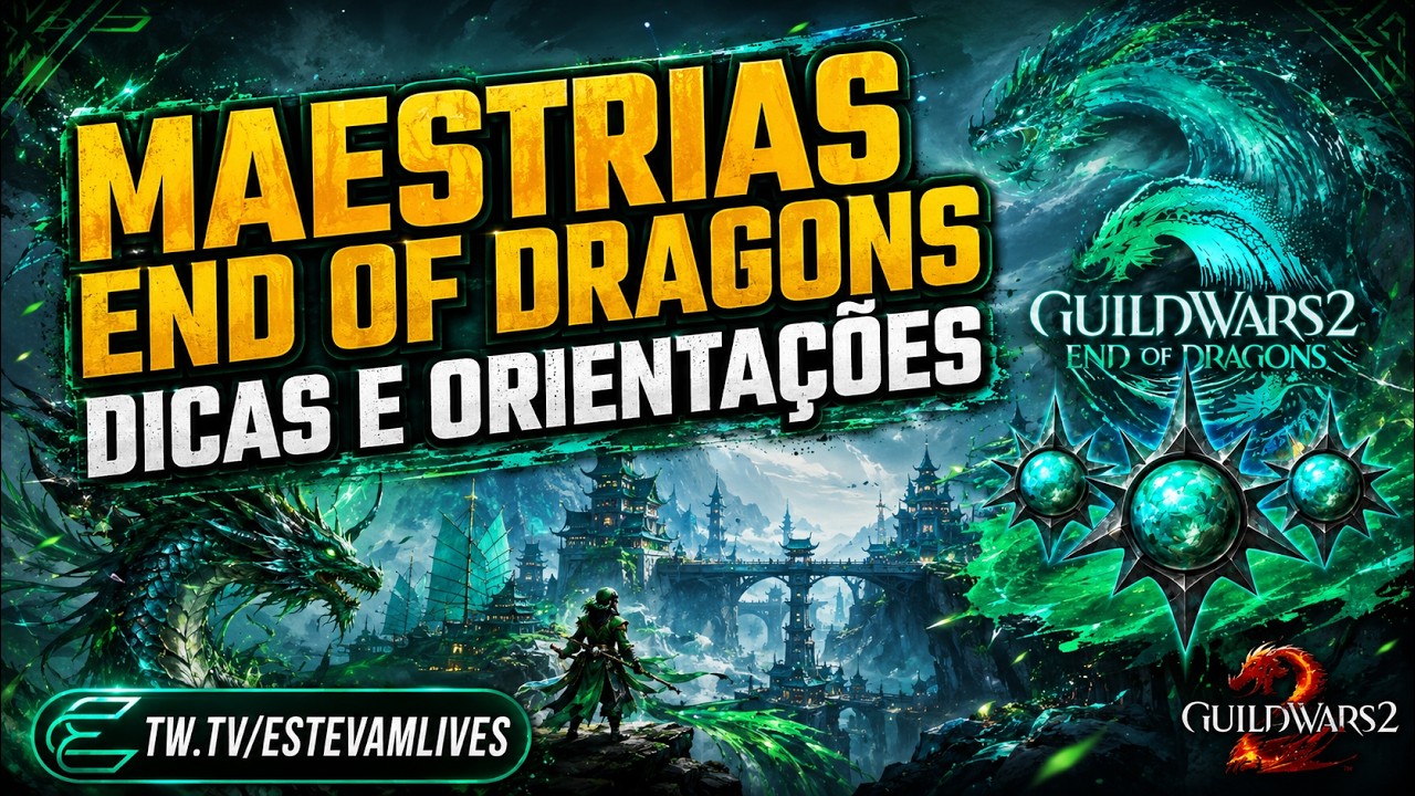COMO UPAR SUAS MAESTRIAS DA END OF DRAGONS NO GUILD WARS 2 - #guildwars2 #gw2 #tutoriais