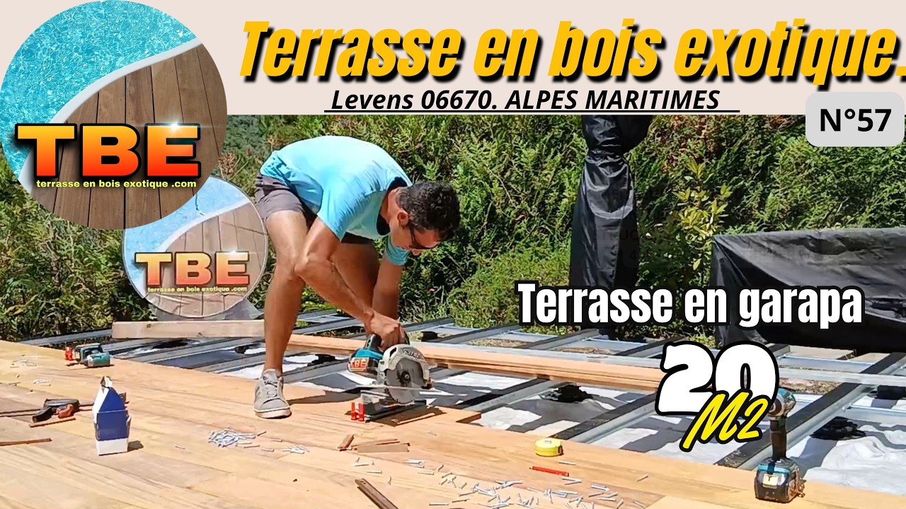 ​Terrasse Garapa 20m² à Levens (06670) : Structure Terrassteel par l'Expert TBE ! 🛠️ n°57