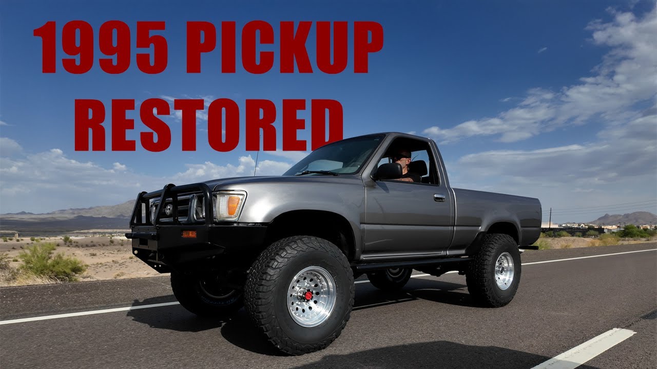 Restored a 1995 Toyota Pick for a U.S. Marine