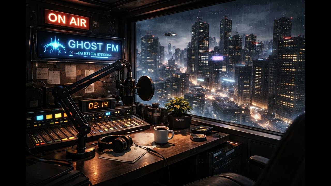 Ghost FM「眠れない夜のための周波数」| 深夜2時の架空ラジオ