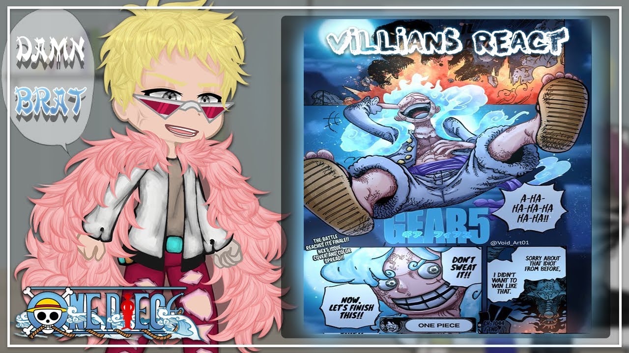 One Piece Villains Reacts To Luffy/JoyBoy  | Gear 5 | Gacha Club [Eng/Rus]