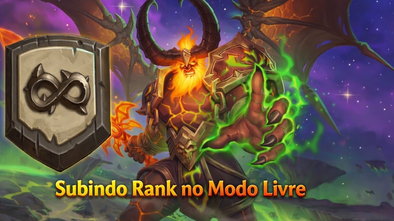 Rush no Modo Livre, Parte 1 - Burn Warlock