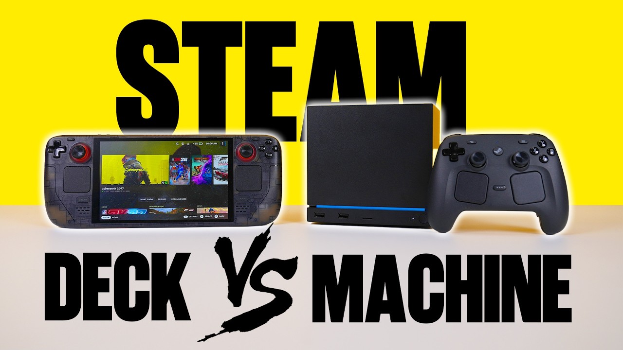STEAM MACHINE против STEAM DECK: что выбрать?