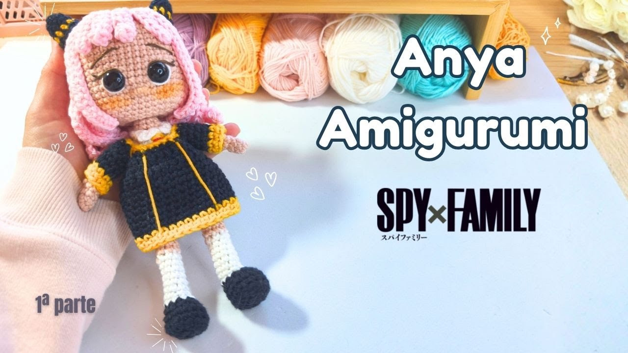 Anya Amigurumi – Parte 1 | Cuerpo base paso a paso (Spy x Family)
