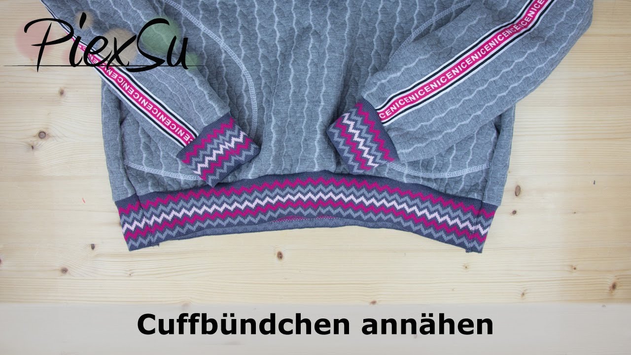 Cuffbündchen oder Cuffs nähen | PiexSu