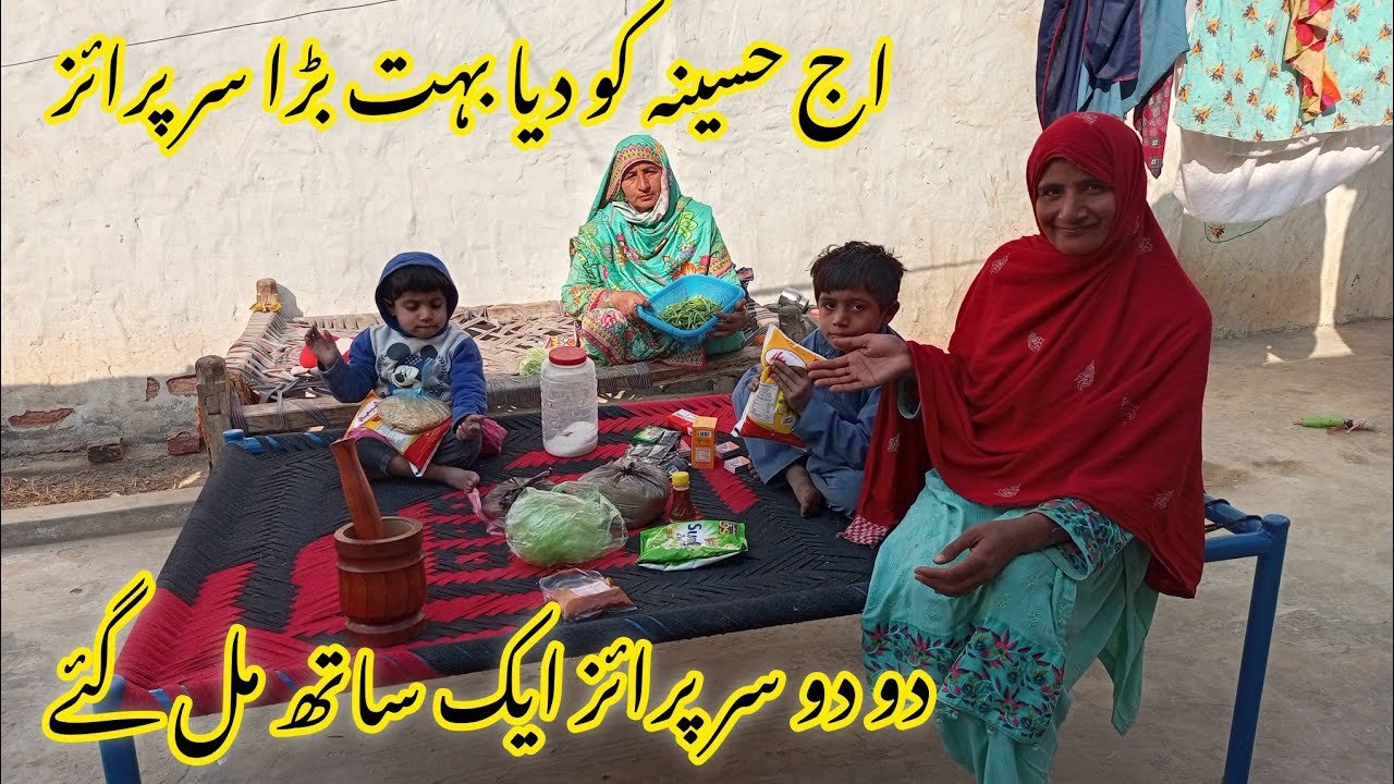 Aaj haseena kutiya bahut bada surprise hasina village vlogs 🥰