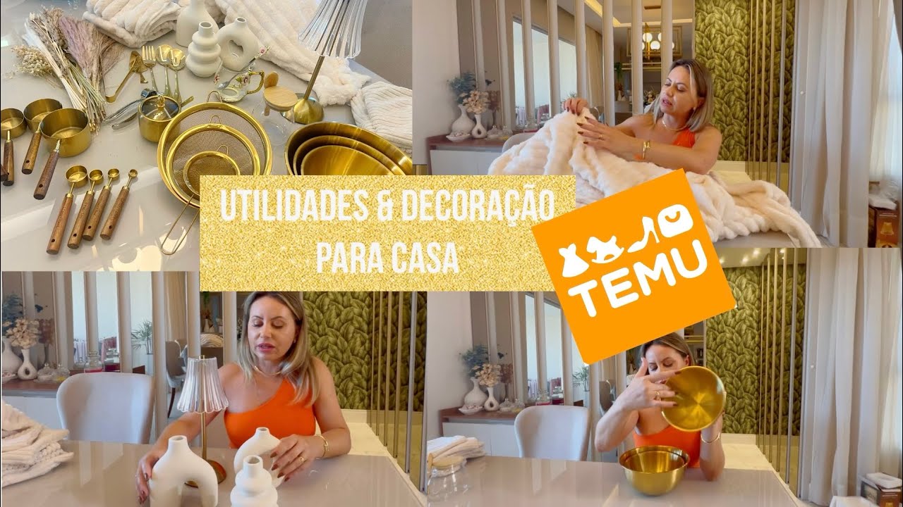Produtos para casa na TEMU | Decoração e itens para a cozinha ✨