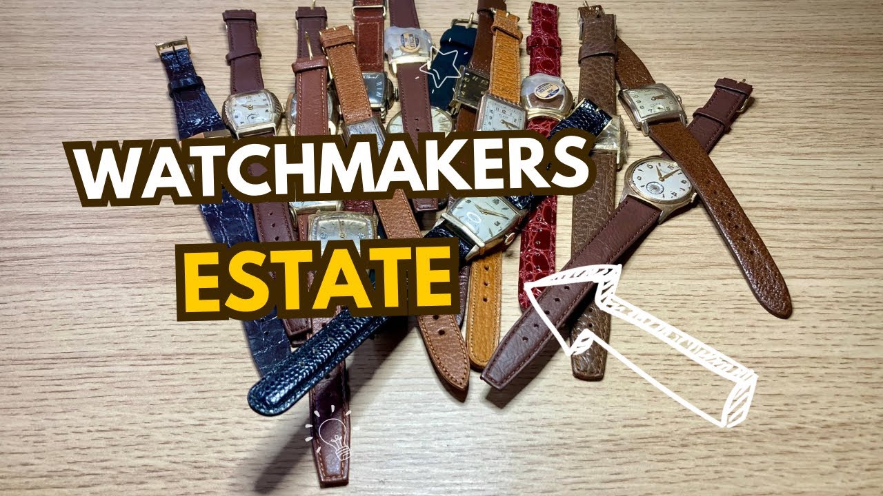 I bought a vintage watch collection from a WATCHMAKER!