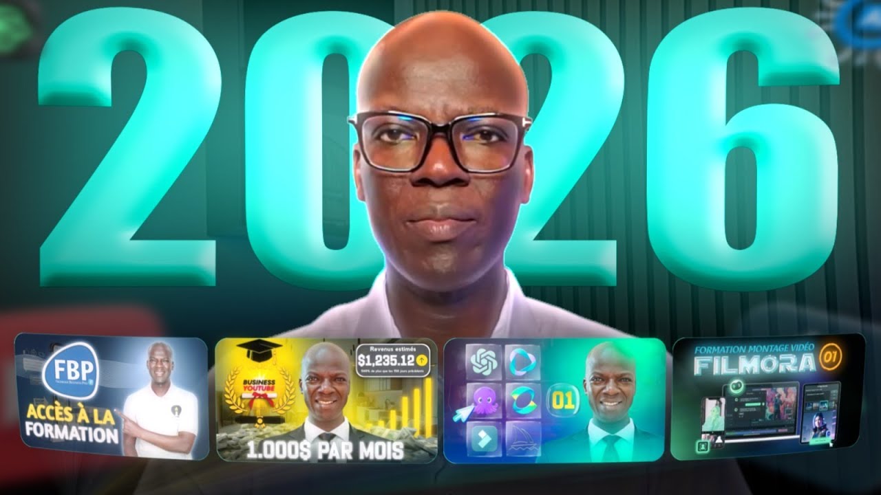 ✅ 2026 en T&Eacute;L&Eacute;CHARGEMENT...... 👑🎓📺 Je vous forme sur le Business YouTube de A &agrave; Z