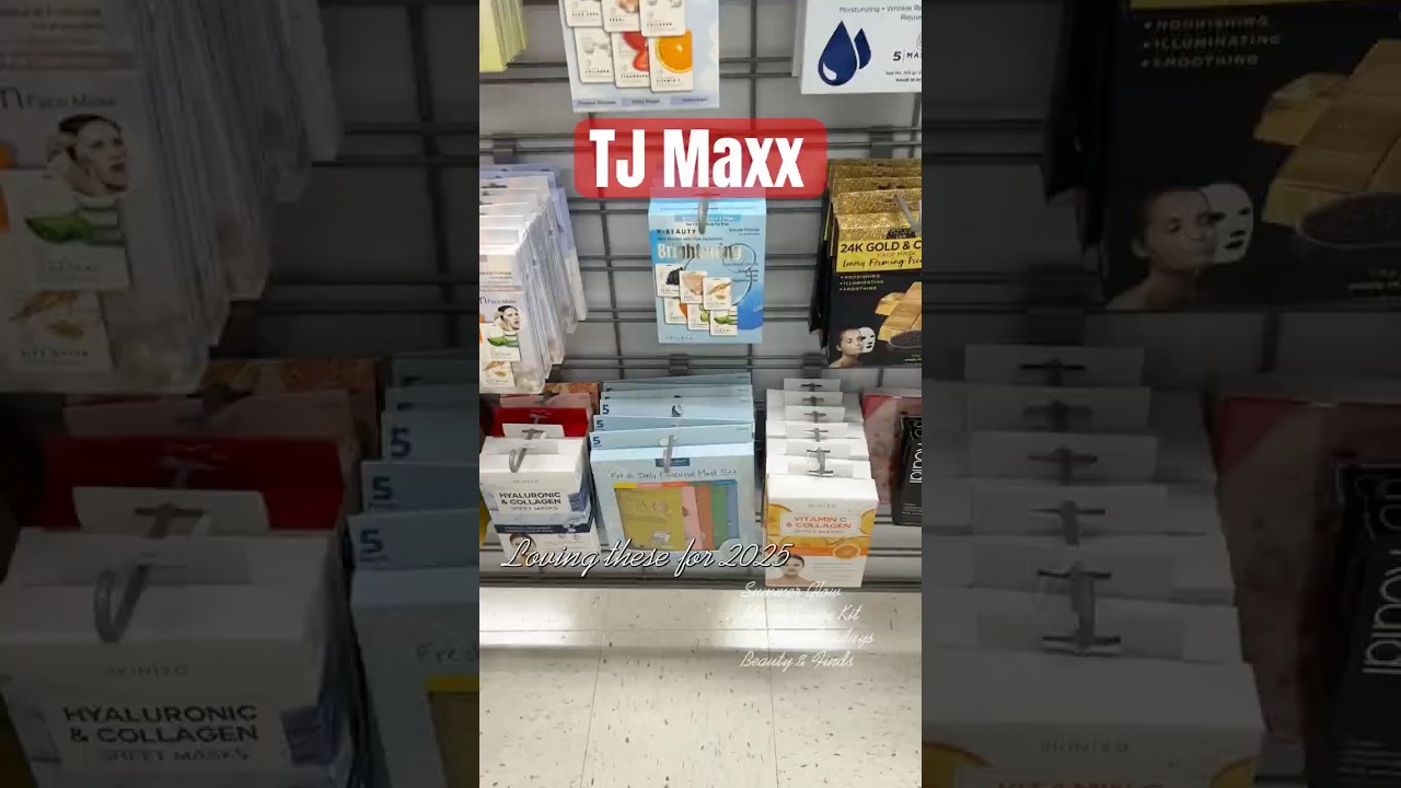 TJ Maxx Spa Aisle | Self-care Beauty Products