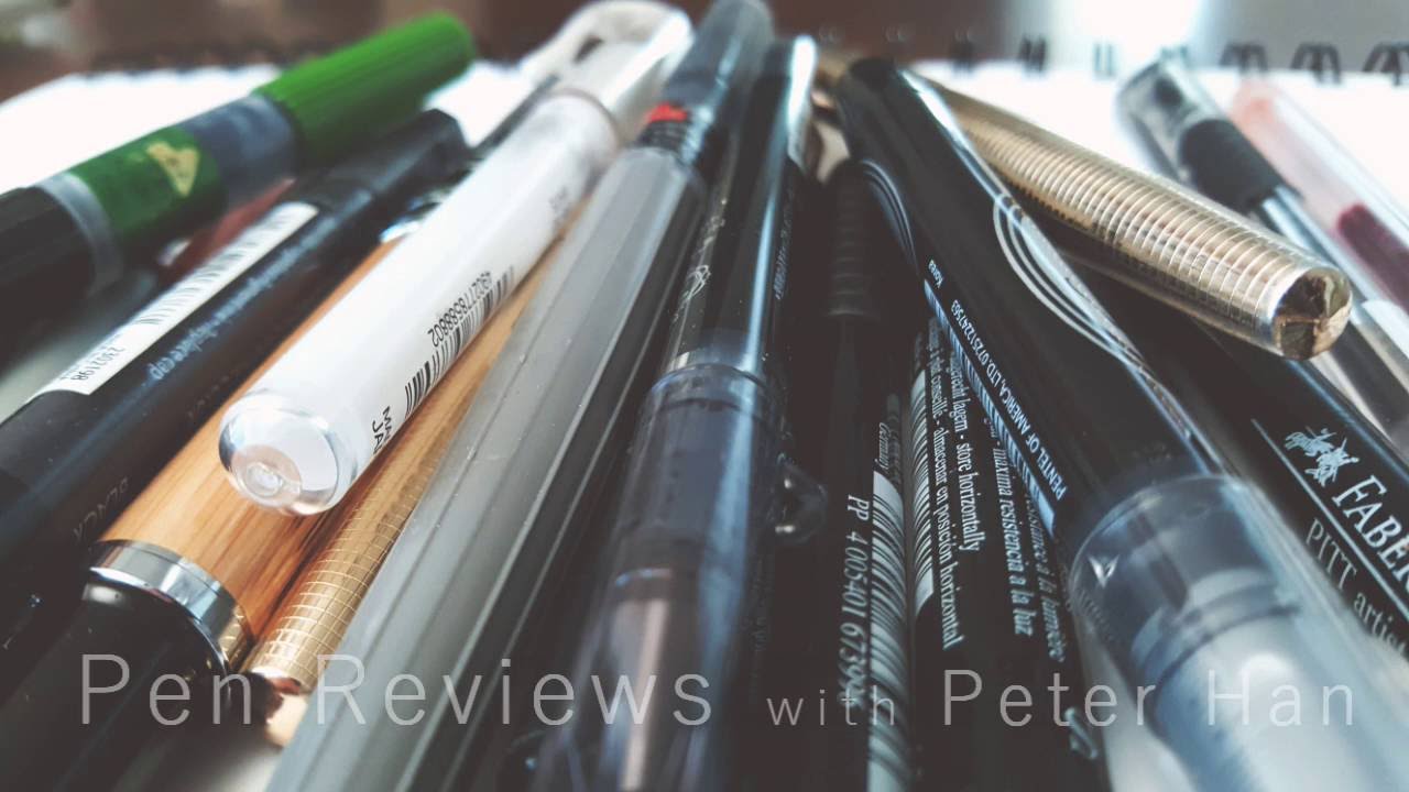 Pen Review with Peter Han - Pentel Color Brush pen