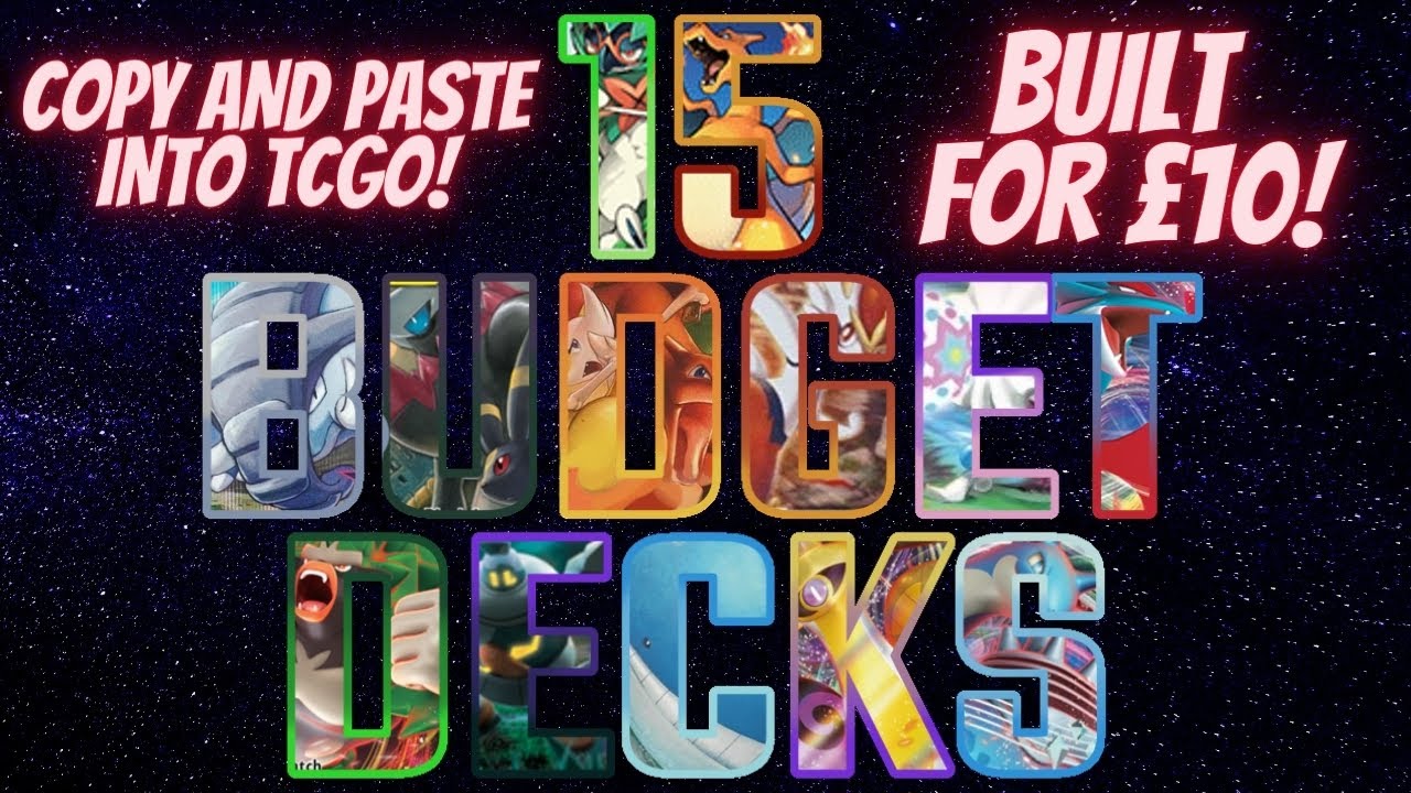 THE BEST POKEMON TCG BUDGET DECKS FOR 2021!