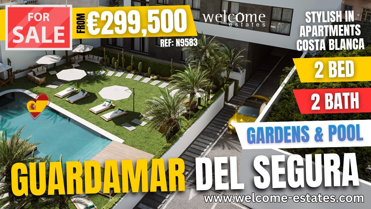 FOR SALE: New Development Apartments in Central Guardamar del Segura, Costa Blanca from &euro;299,500 🇪🇸
