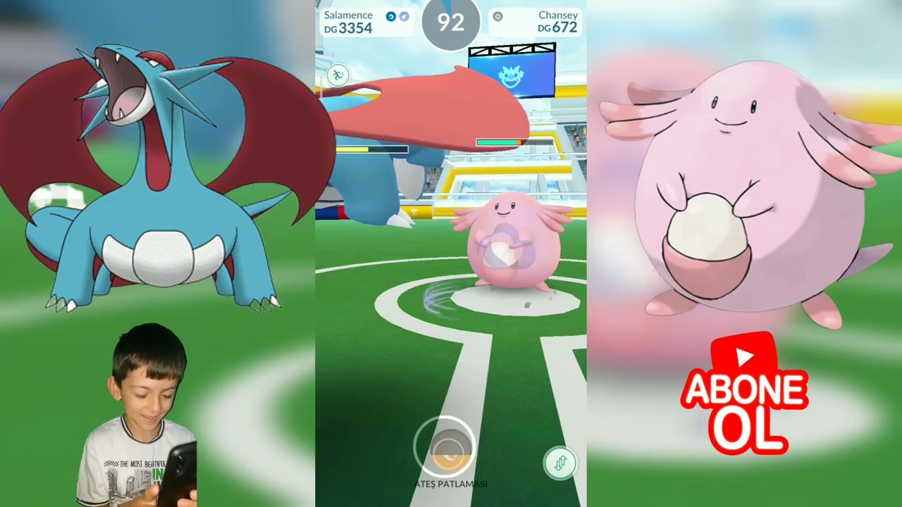POKEMON SAVAŞLARİ !  MEKAN BİZİM OLDU !  #golem #slaking #pokemon #pokemongo #battle #salamance