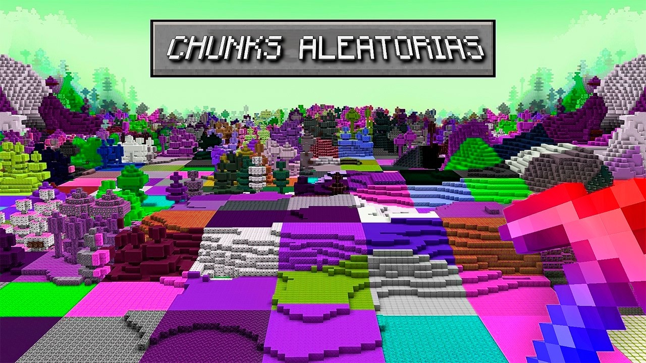 MINECRAFT, MAS CHUNKS SÃO ALEATÓRIAS