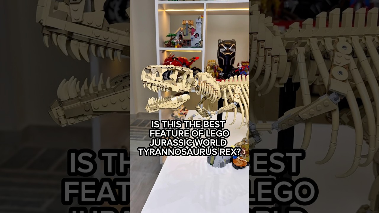 Best feature about LEGO Jurassic World Dinosaur Fossils: T-Rex?#lego #rlfm #afol #reviews #76968