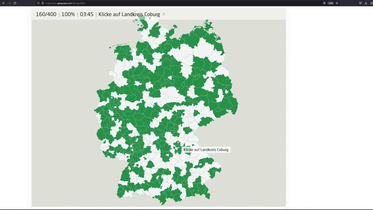 Germany - ALL Districts and Urban Districts in 09:23 (Seterra Geoguessr)
