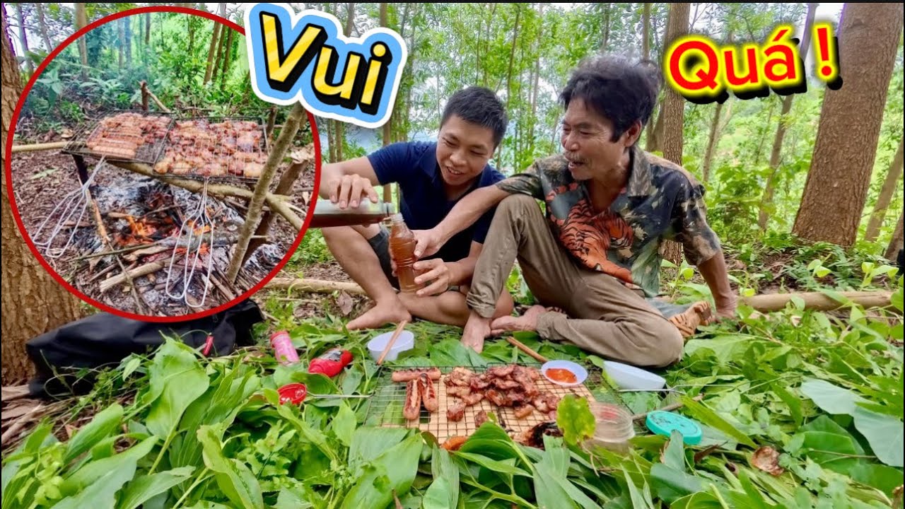 Lần Đầu Tiên Leo Lên Ngọn Đồi Trước Nhà Bác Thông Và Buổi Dã Ngoại Đáng Nhớ | HUY ANH TV 