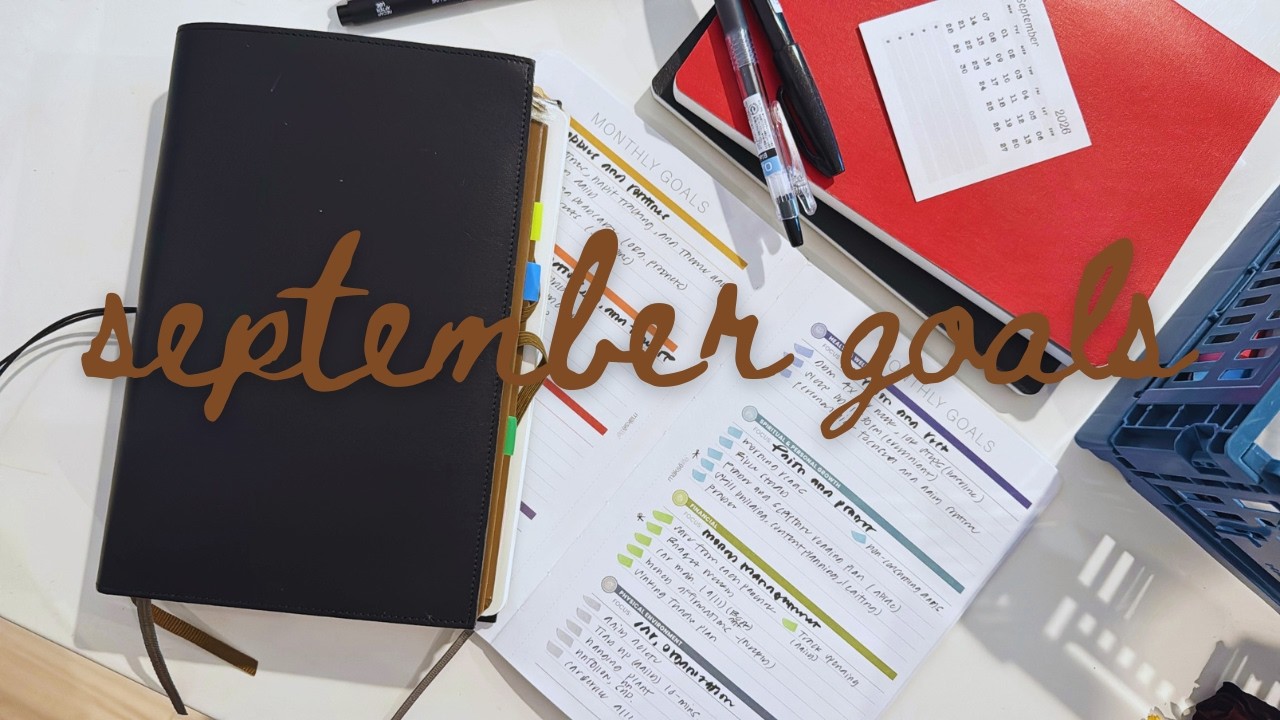 setting my september goals | makselife goal setting companion + monthly reset | fortheplannergirls