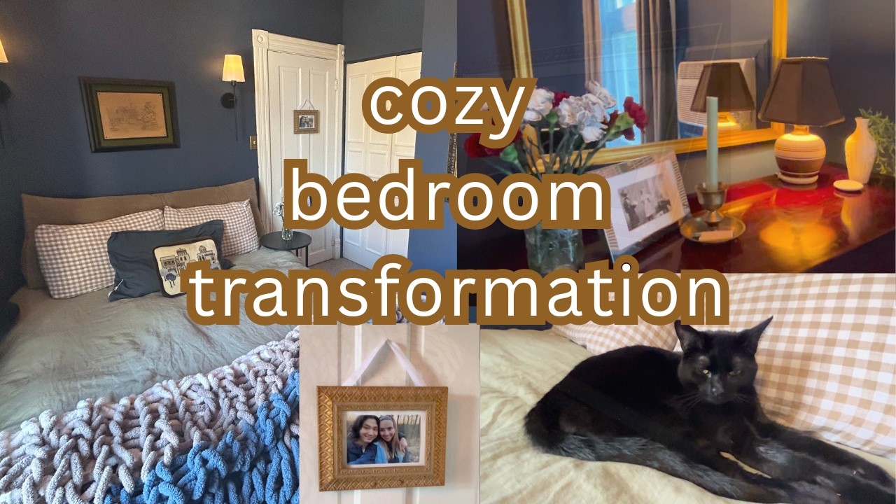 COZY BEDROOM TRANSFORMATION (before & after!)