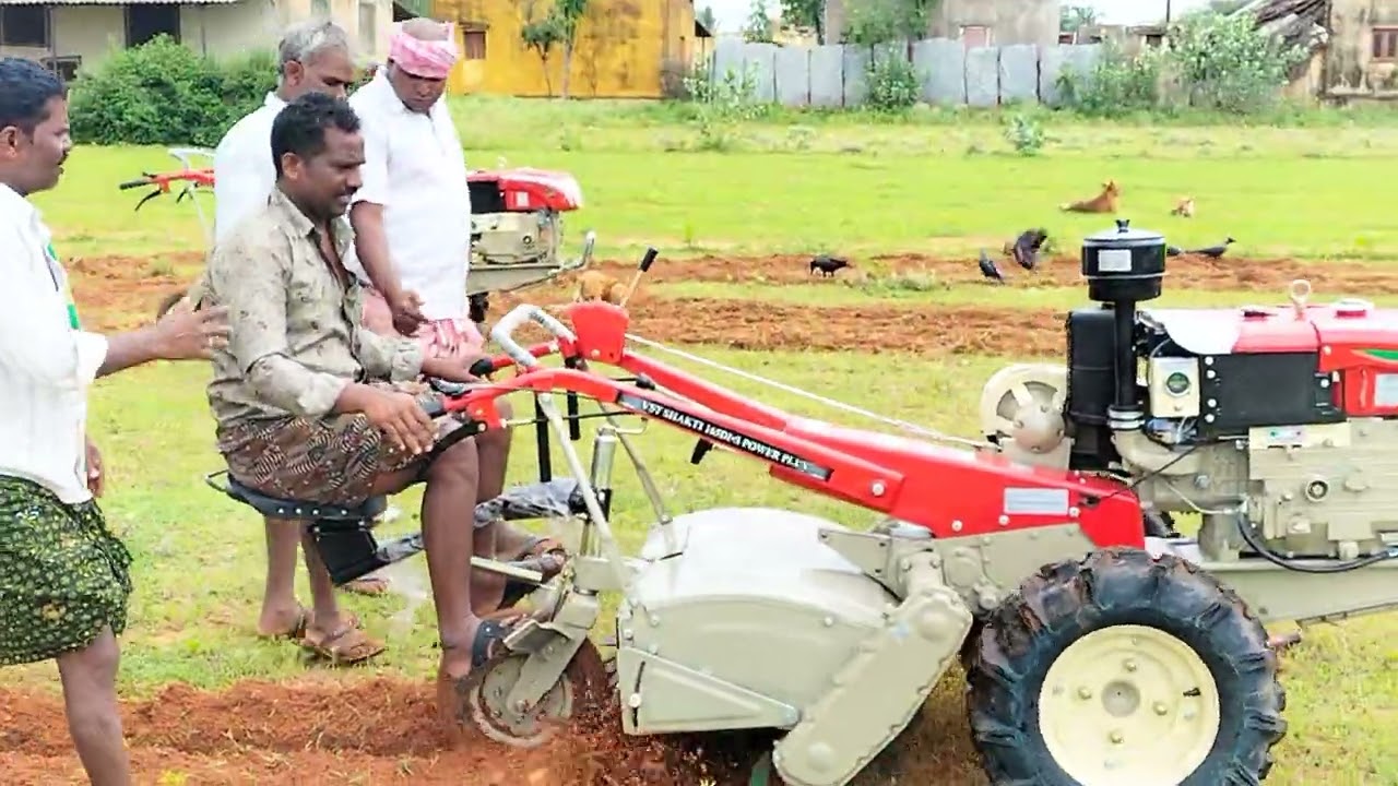 Demonstration of VST Shakti 165 DI S power tiller at Kalyanadurgam |POWER TILLER| 165DIS|VST