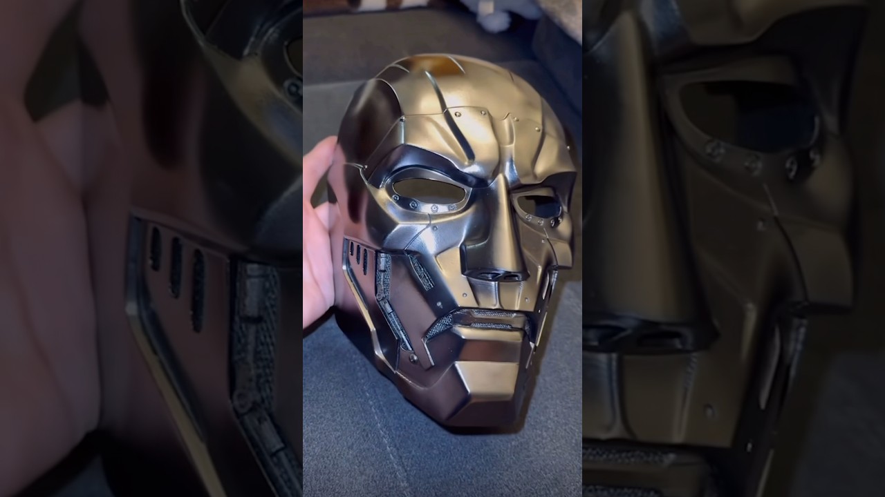 100% #3Dprinted #DoctorDoom #helmet #cosplay #3Dprinting #avengers #marvel #ironman #robertdowneyjr
