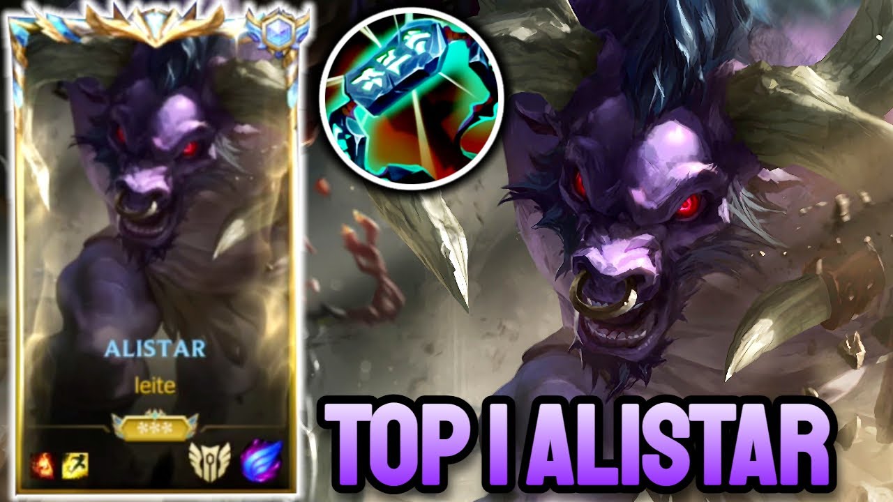 WILD RIFT ALISTAR - TOP 1 ALISTAR GAMEPLAY -  SOVEREIGN RANKED