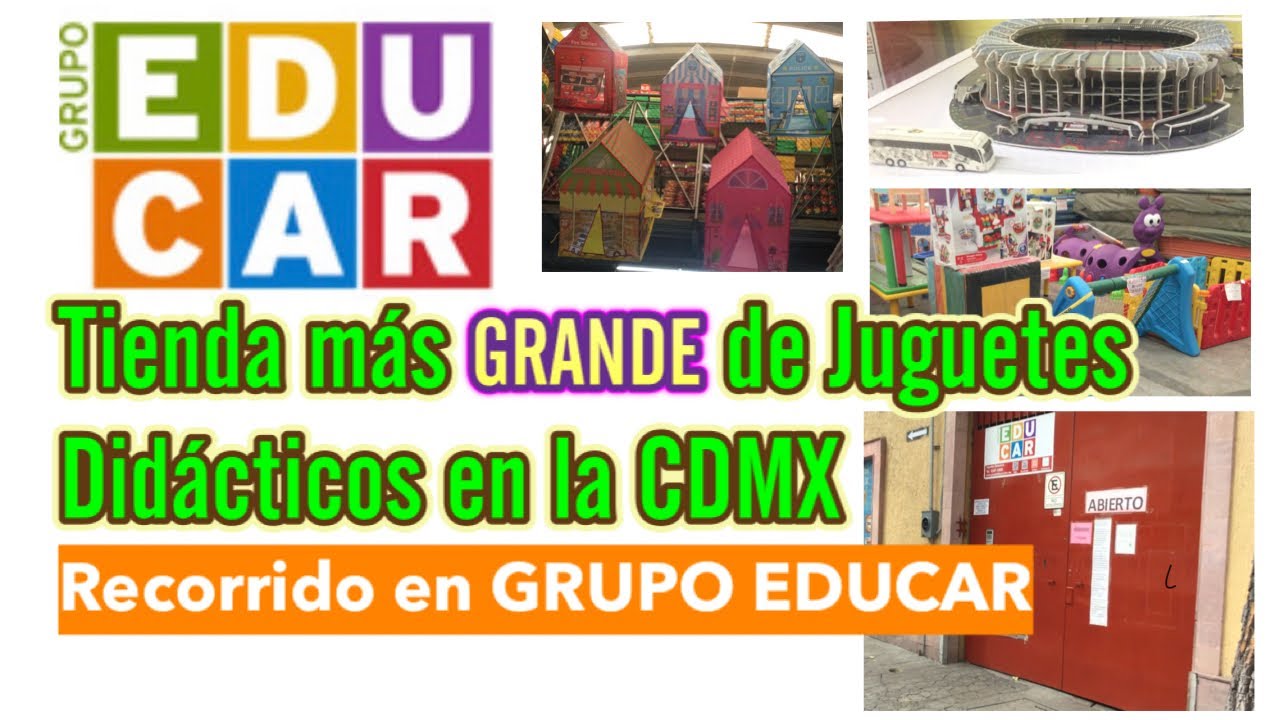Tienda más GRANDE de Juguetes Didácticos en la CDMX | Recorrido en GRUPO EDUCAR