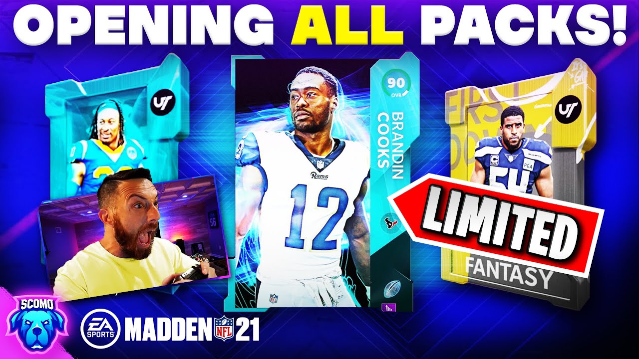 I DID IT AGAIN! OPENING ALL THE PACKS FOR BRANDIN COOKS! [MADDEN 21]