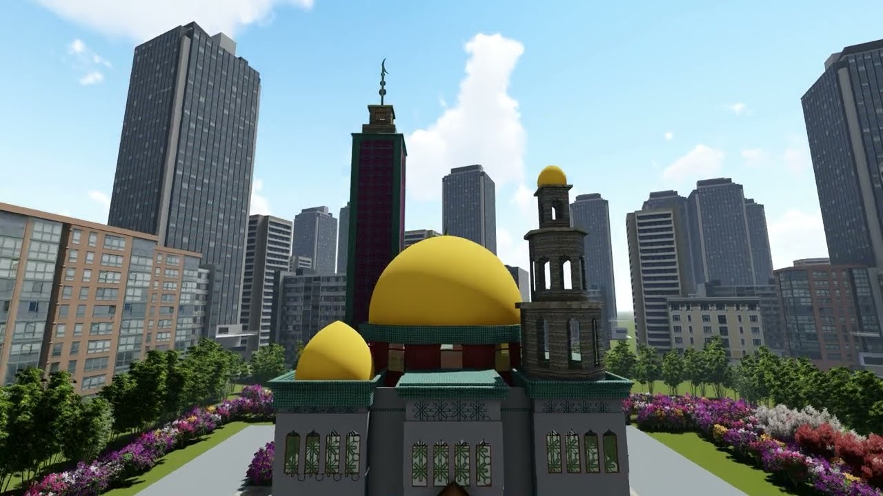 3D mosque مسجد