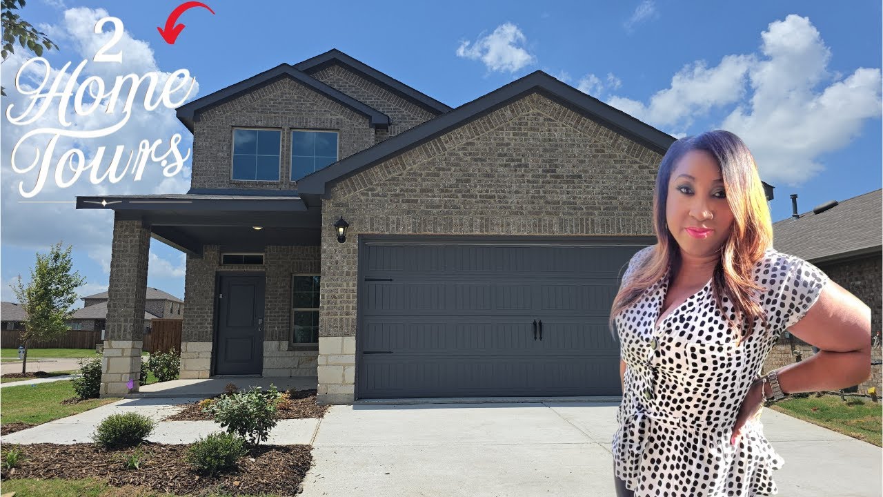 New Construction Homes in DFW | Amber & Nicole Floor Plans Starting at $260K | Home Tour